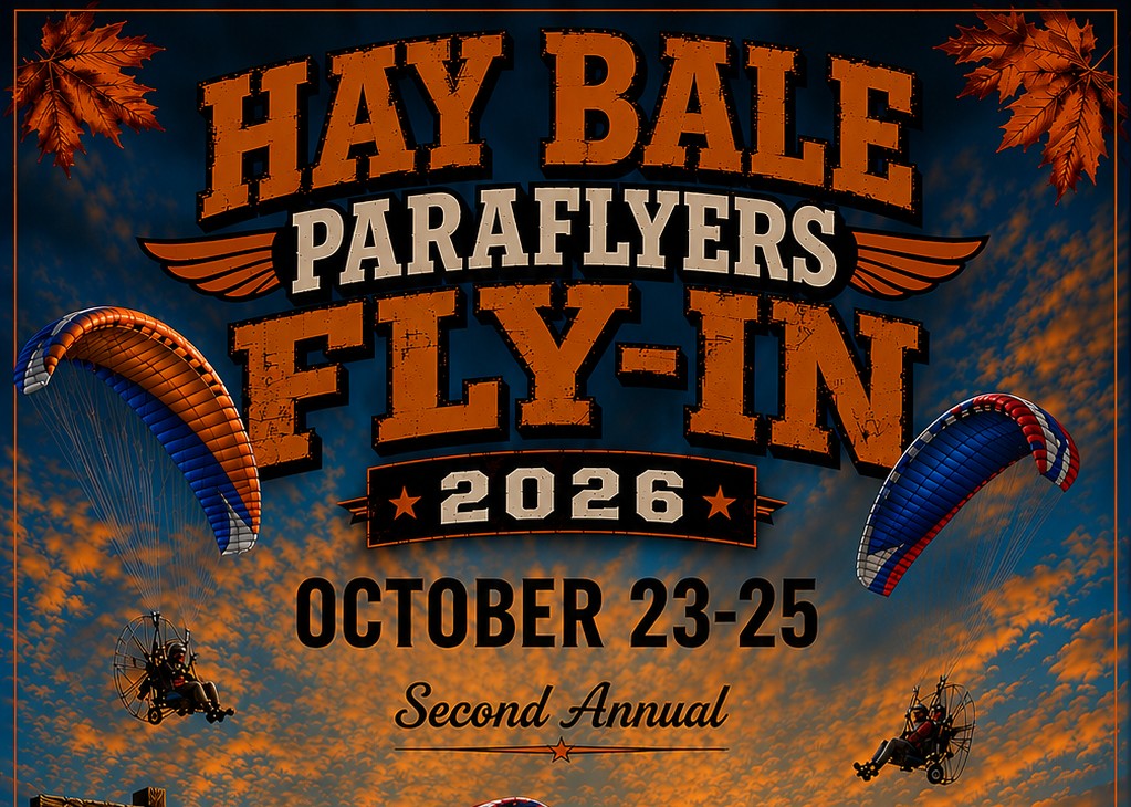 Hay Bale PARAFLIERS Fly-in